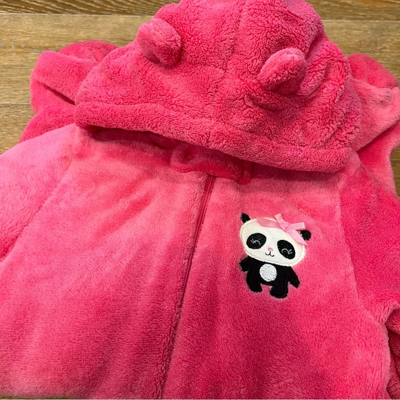 Plush pink bodysuit 3-6 mo. - Picture 4 of 4